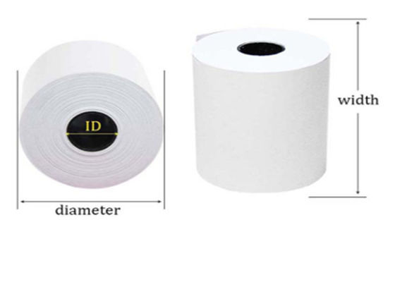 Papel térmico Rolls da caixa registadora 80×70