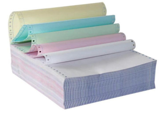 O costume imprimiu 3 dobras papel sem carbônio Rolls de 4 dobras
