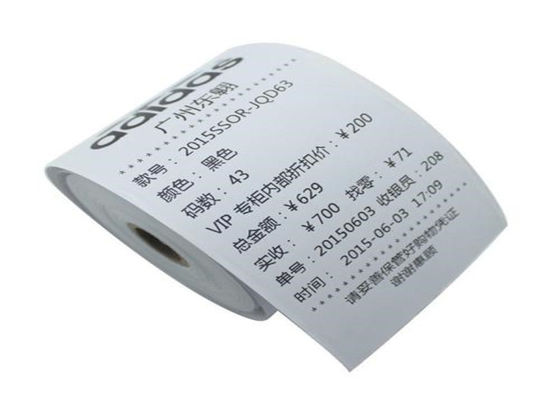 Papel térmico livre Rolls do ODM BPA 80×80 80×100 ATM do OEM