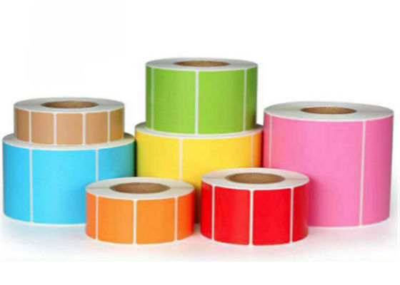 Etiquetas de código de barras impermeáveis inodoras Rolls de 65mm x de 80mm