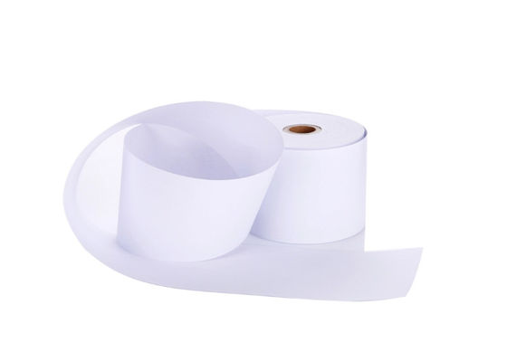 Papel de máquina imprimindo deslocado liso Rolls do dinheiro de 58mm