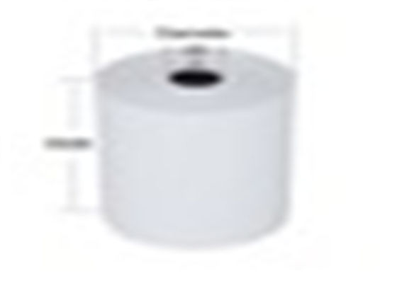Núcleo branco ATM Rolls de papel térmico do cartão de 57*40mm