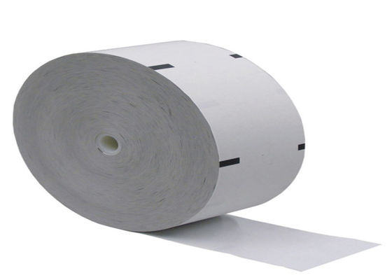 A polpa de madeira de 100% imprimiu o papel térmico enorme escuro Rolls