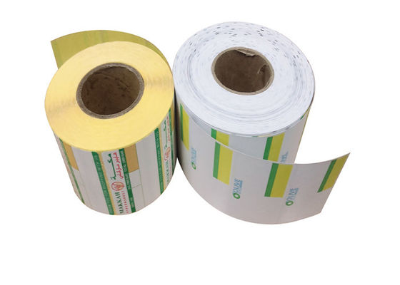 etiqueta adesiva revestida superior Rolls de 100x200mm Triproof