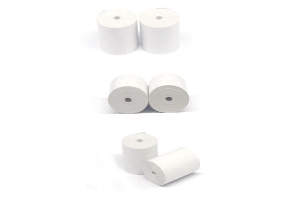 rolo de papel térmico livre de Bpa do branco de 58gsm 62gsm