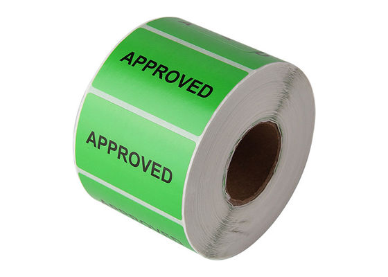 etiquetas autoadesivas de 100rolls/Box 67x28mm FSC para imprimir a placa