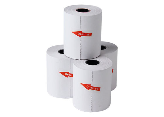 Rolo de papel térmico 80x80mm do jumbo 48gsm inodoro branco