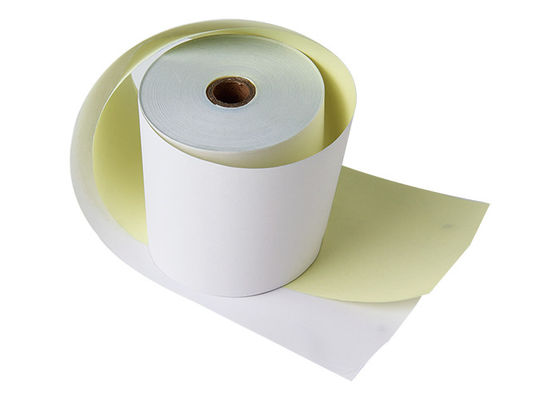 Papel térmico sem carbônio Rolls 80gsm de 3 ATM da dobra para a máquina da posição